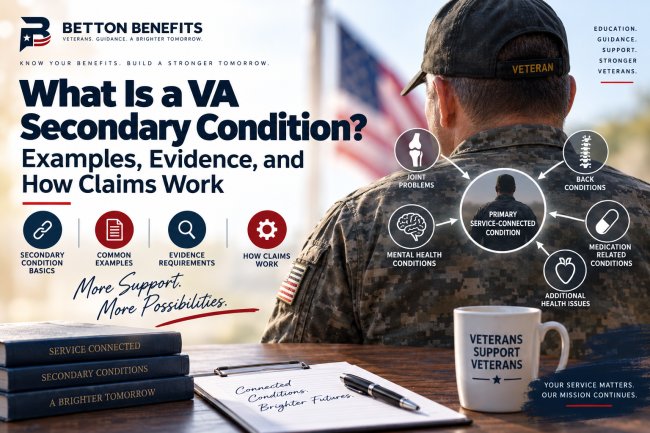 What Is a VA Secondary Condition? Examples, Evidence, and How Claims Work